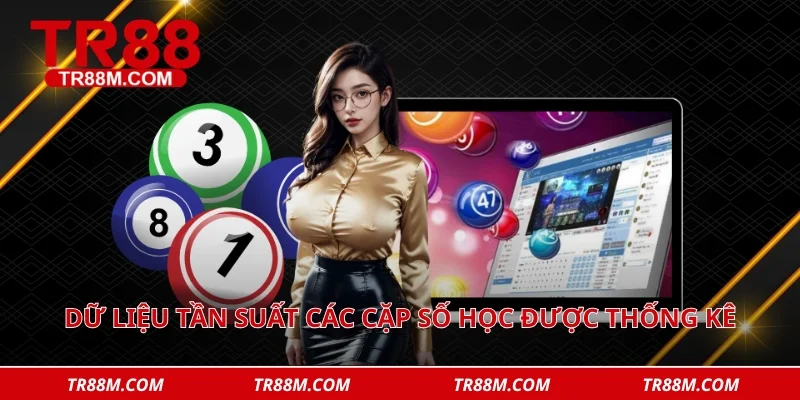 Dữ liệu tần suất các cặp số học được thống kê mỗi ngày 